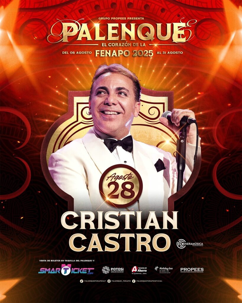 cristian castro palenque fenapo 2025