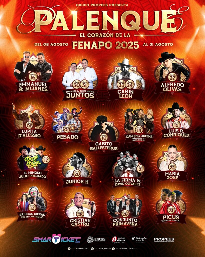 programa completo palenque fenapo 2025