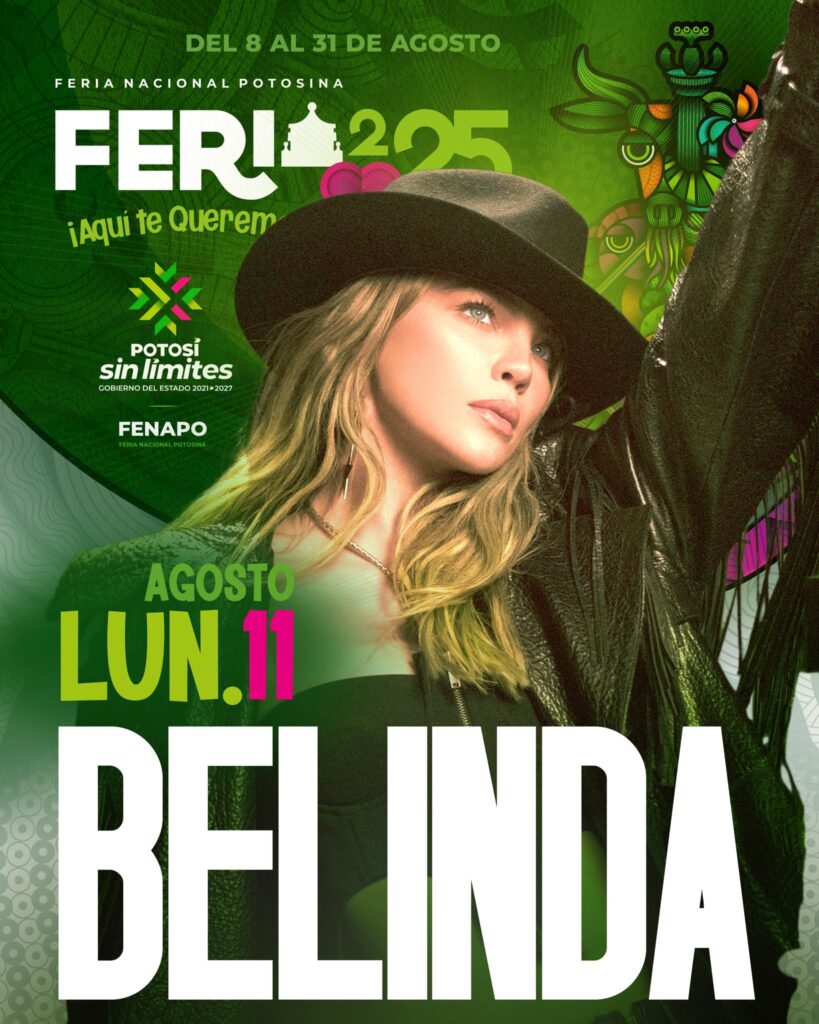 belinda en la fenapo 2025